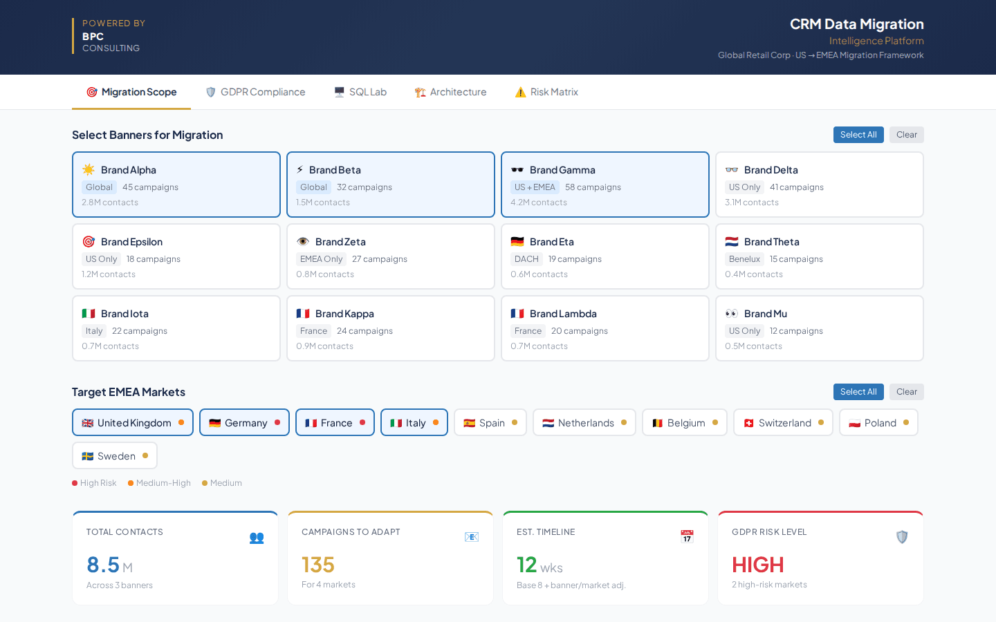 CRM Data Migration Platform